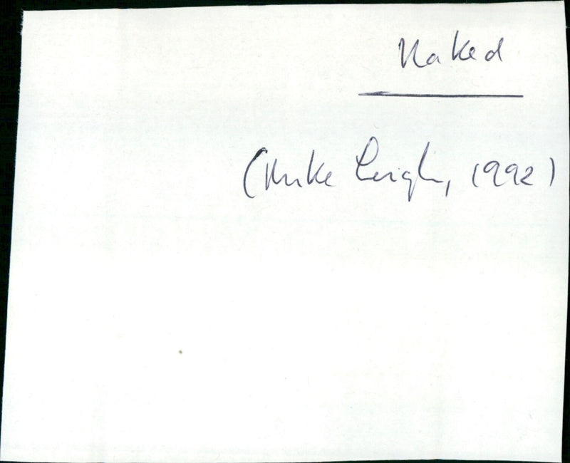 Naked - Vintage Photograph