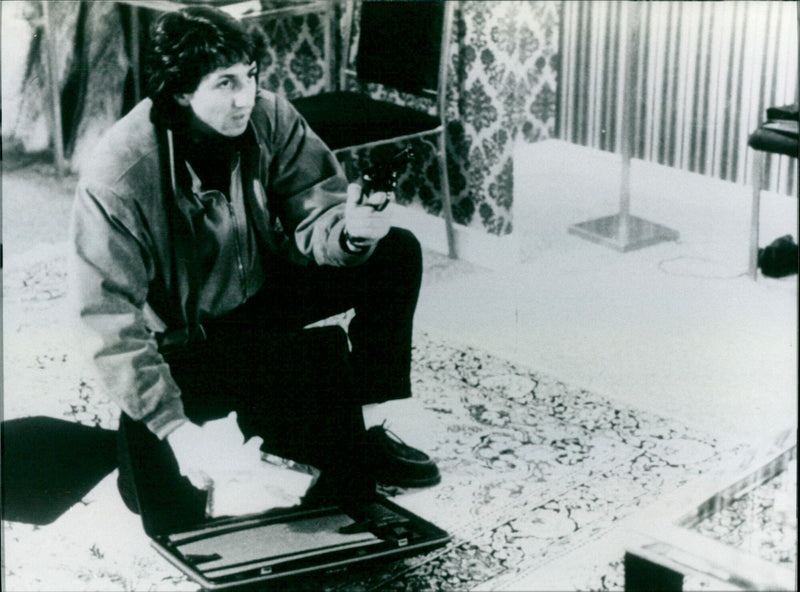 Richard Anconina - Le môme - Vintage Photograph