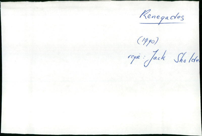 Renegades - Vintage Photograph