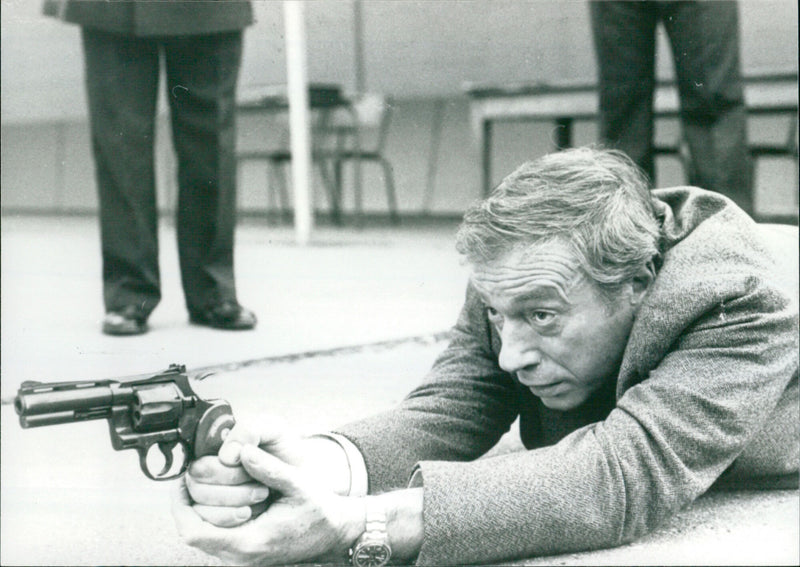 Yves Montand - Police Python 357 - Vintage Photograph