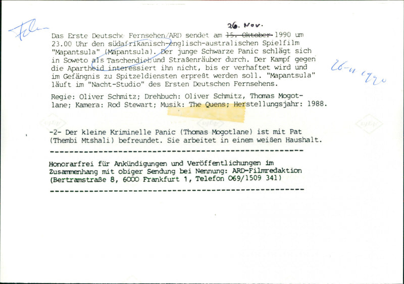 Mapantsula - Vintage Photograph