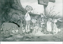 The Many Adventures of Winnie the Pooh - Vintage Photograph