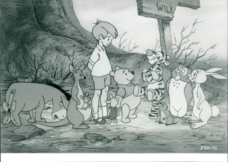The Many Adventures of Winnie the Pooh - Vintage Photograph