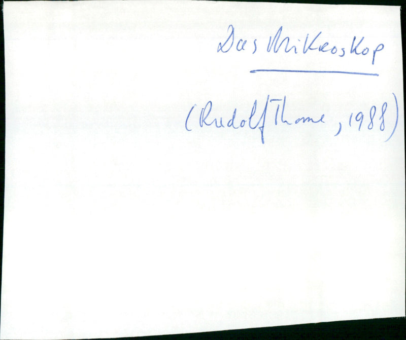 Das Mikroskop - Vintage Photograph