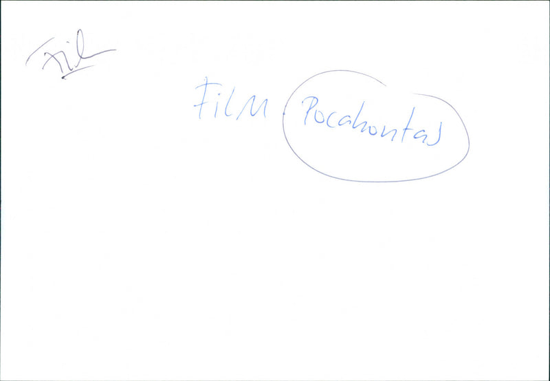 Pocahontas - Vintage Photograph