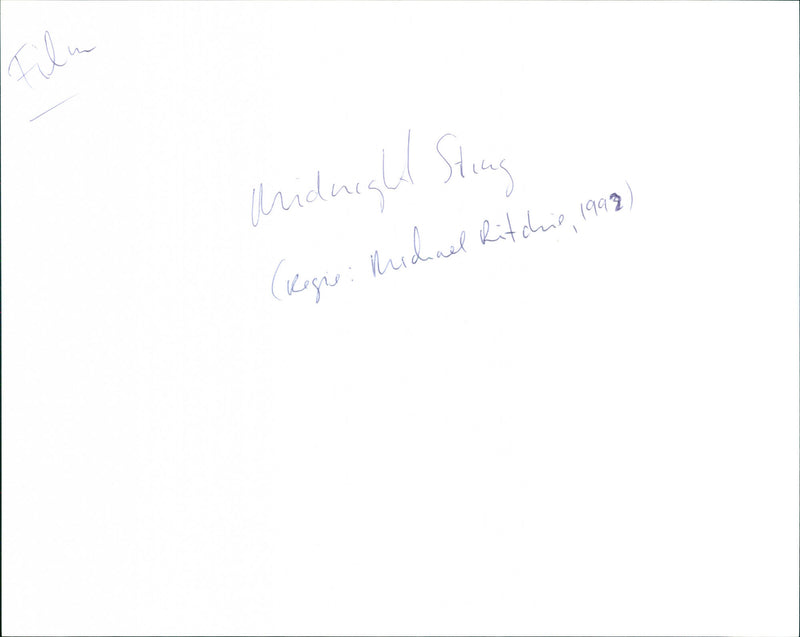 Midnight Sting - Vintage Photograph