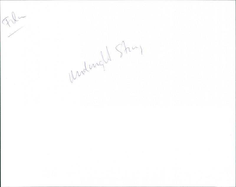 Midnight Sting - Vintage Photograph