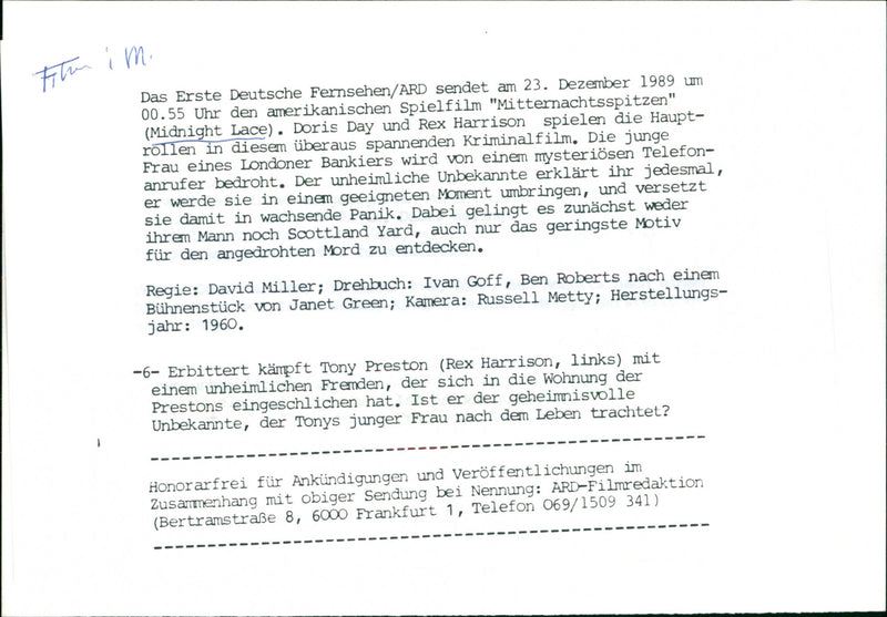 Midnight Lace - Vintage Photograph