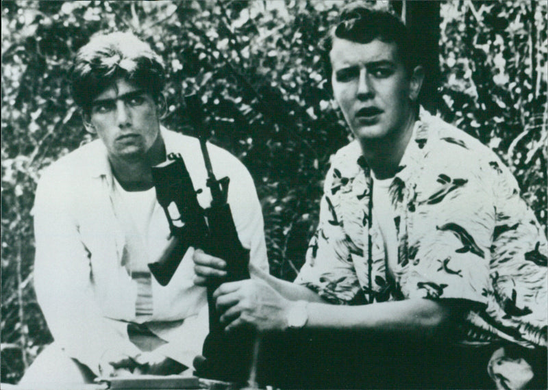 Ken Wahl and Judge Reinhold - Running Scared (1980) - Vintage Photograph