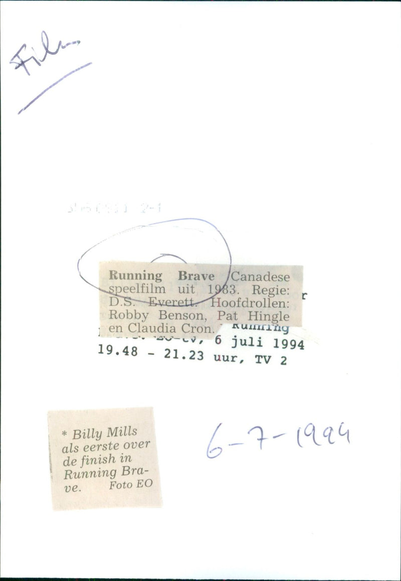 Running Brave - Vintage Photograph