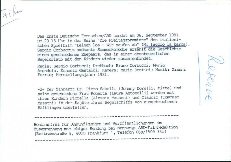 Mi faccio la barca - Vintage Photograph