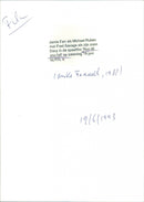 Jamie Farr and Fred Savage - Run Till You Fall - Vintage Photograph