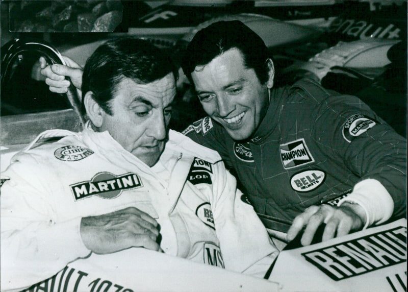 Lino Ventura and Bernard Giraudeau - Le rufffian - Vintage Photograph