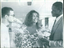 Hubert Kounde, Julie Mauduech and Matthieu Kassovitz - Métisse - Vintage Photograph