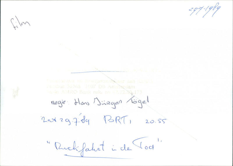 Rückfahrt in den Tod - Vintage Photograph