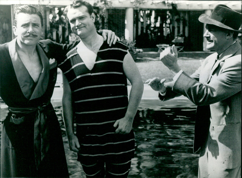 Red Skelton, Leon Ames and Douglas Fowley - Merton of the Movies - Vintage Photograph