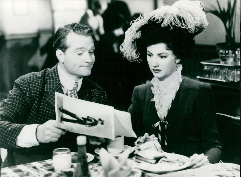 Red Skelton and Virginia O'Brien - Merton of the Movies - Vintage Photograph