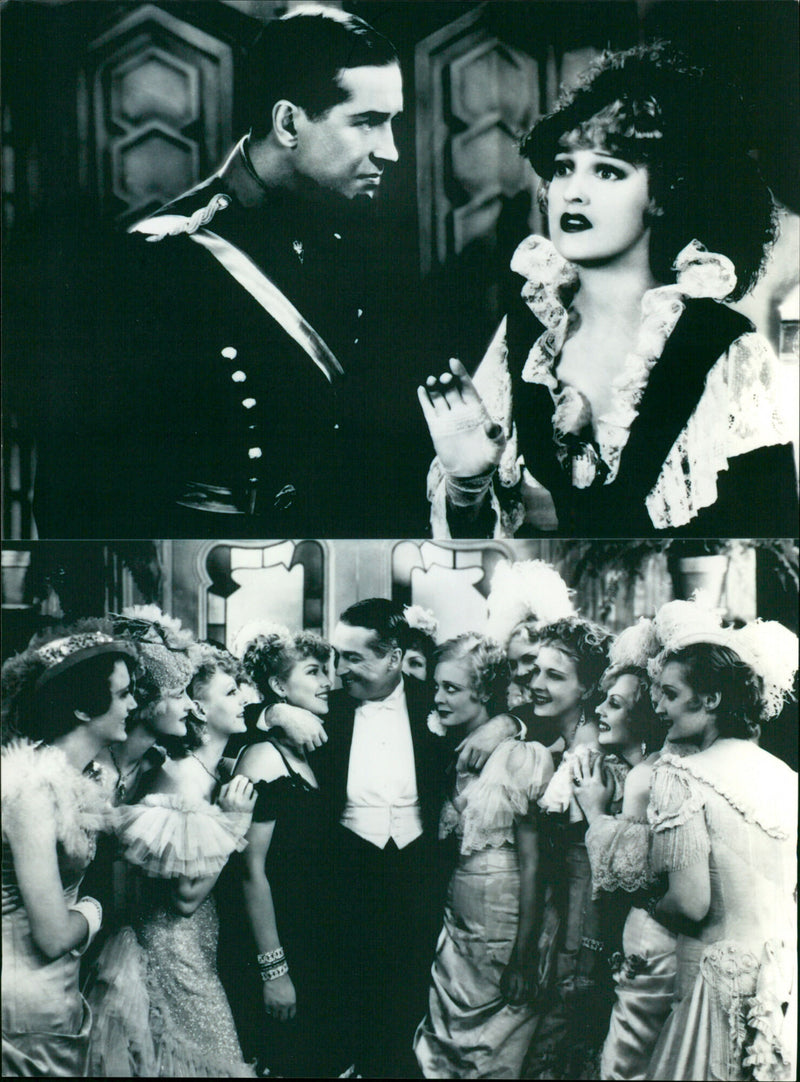 Maurice Chevalier and Jeanette MacDonald - The Merry Widow - Vintage Photograph