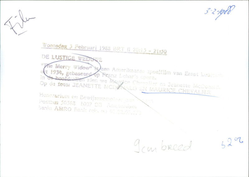 Jeanette McDonald and Maurice Chevalier - The Merry Widow (1934) - Vintage Photograph