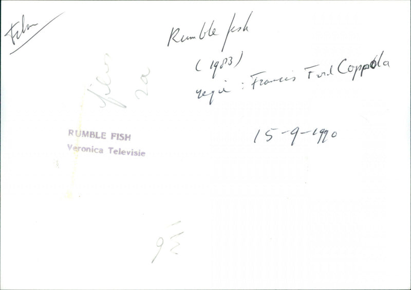 Matt Dillon - Rumble Fish - Vintage Photograph