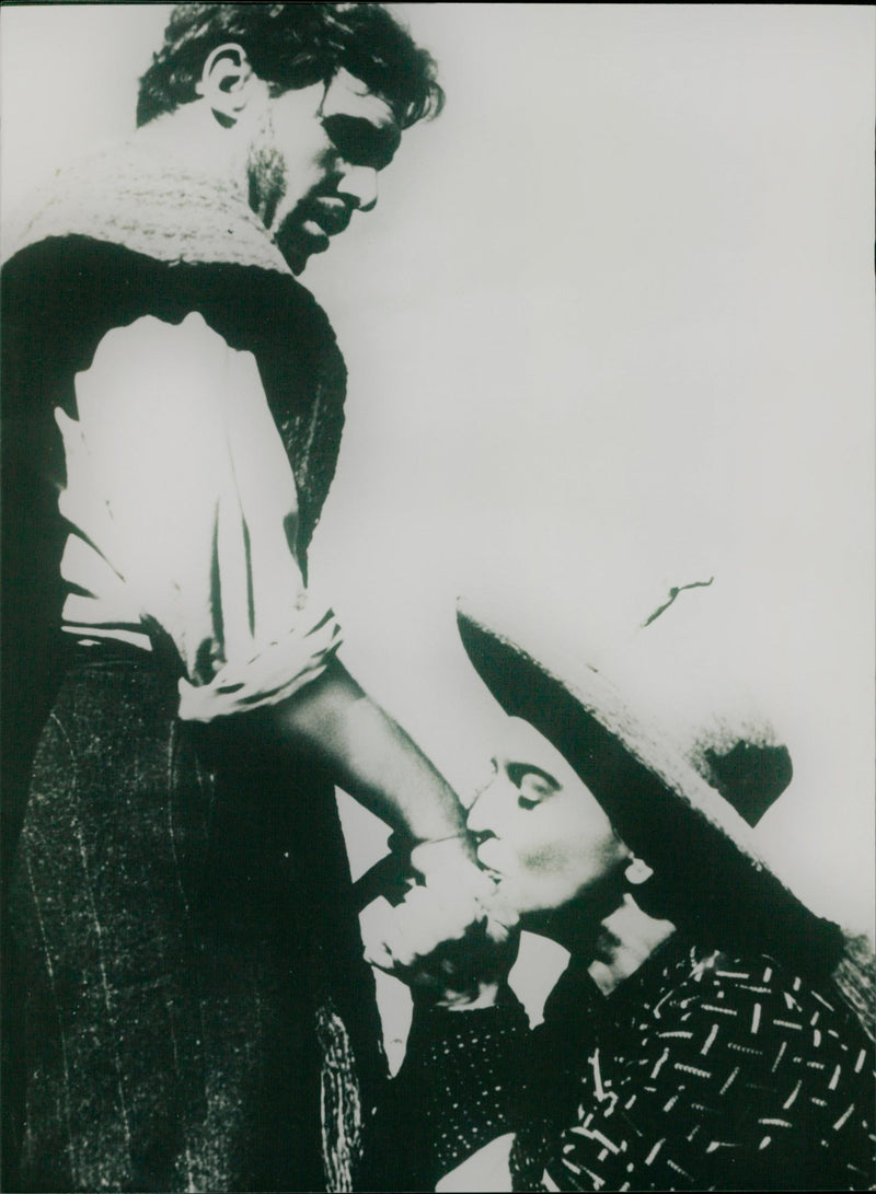 Marga Lopez and Francisco Rabal - Nazarin - Vintage Photograph