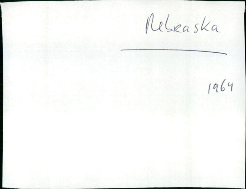 Nebraska - Vintage Photograph