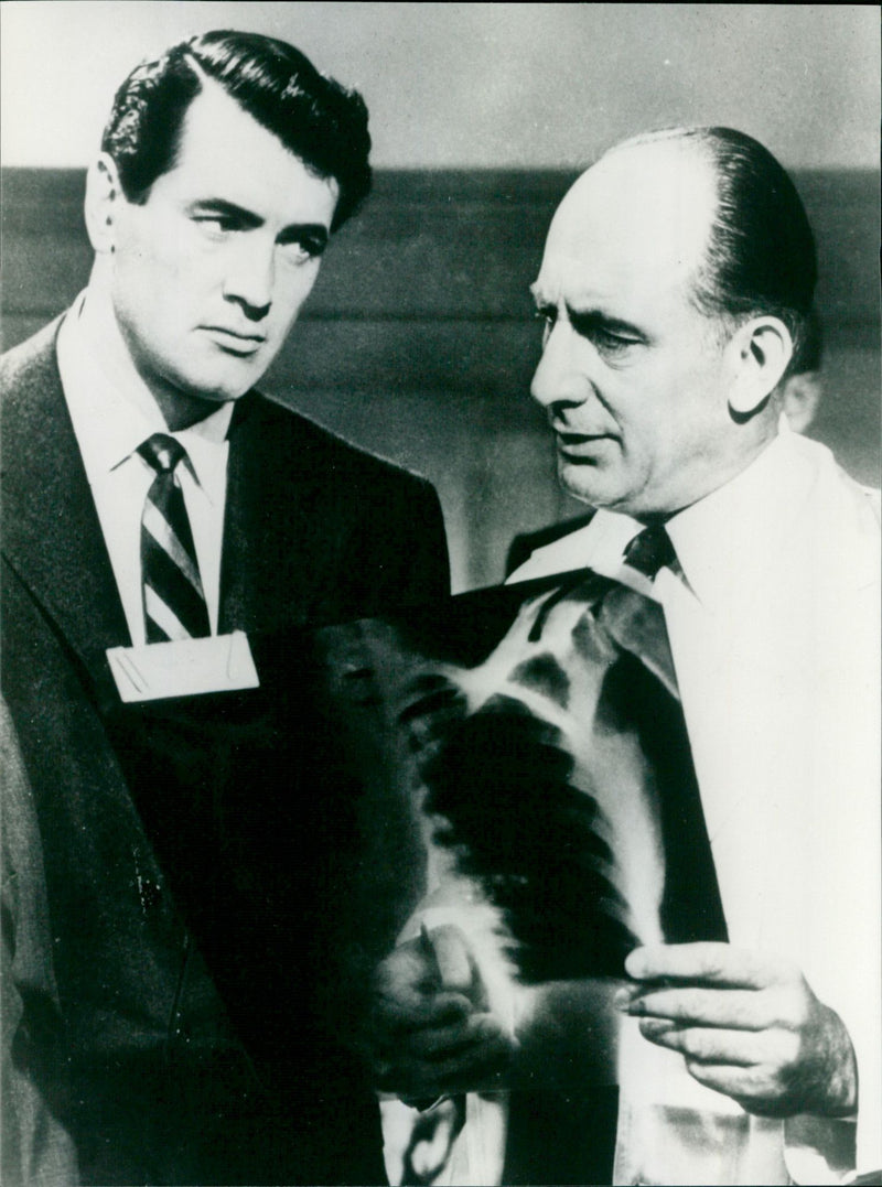 Rock Hudson and Robert F. Simon - Never Say Goodbye - Vintage Photograph