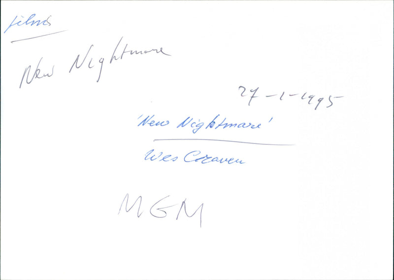 New Nightmares - Vintage Photograph