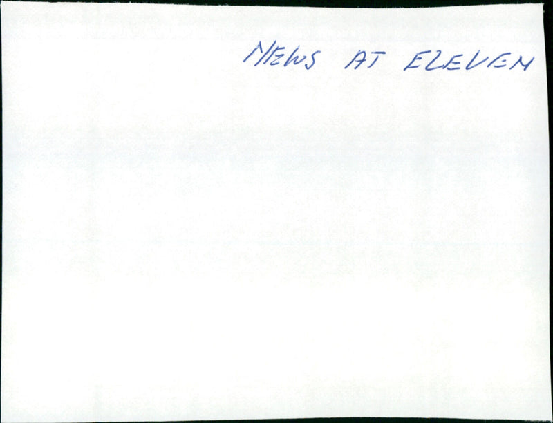 News at Eleven - Vintage Photograph