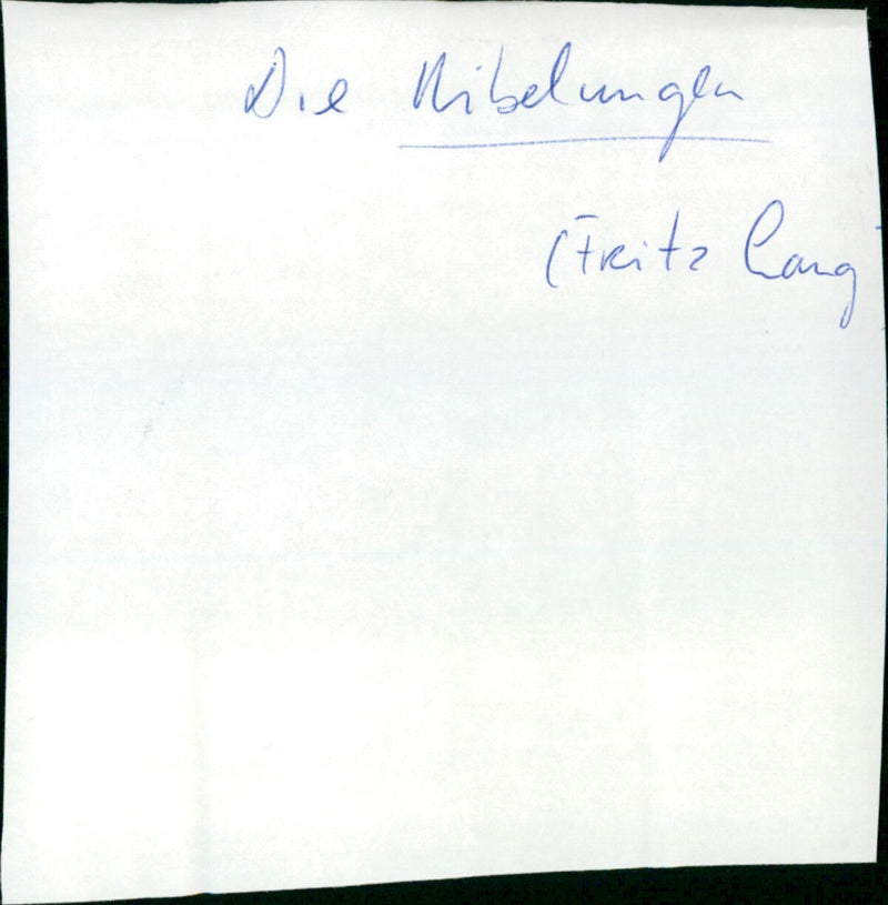 Die Nibelungen - Vintage Photograph