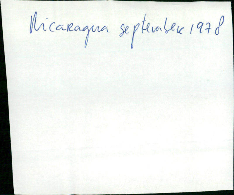 Nicaragua - Vintage Photograph