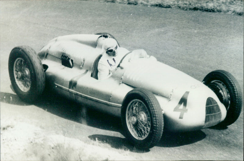 Audi racing car - Vintage Photograph