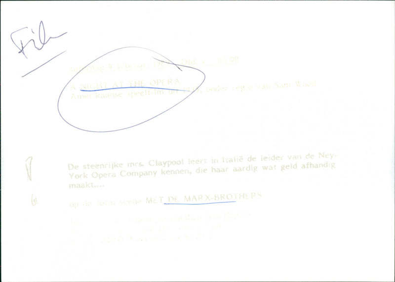 A Night at the Opera - Vintage Photograph