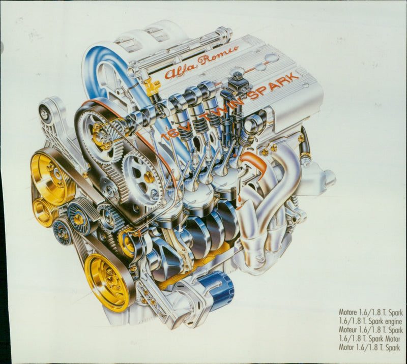 Spark engine - Vintage Photograph