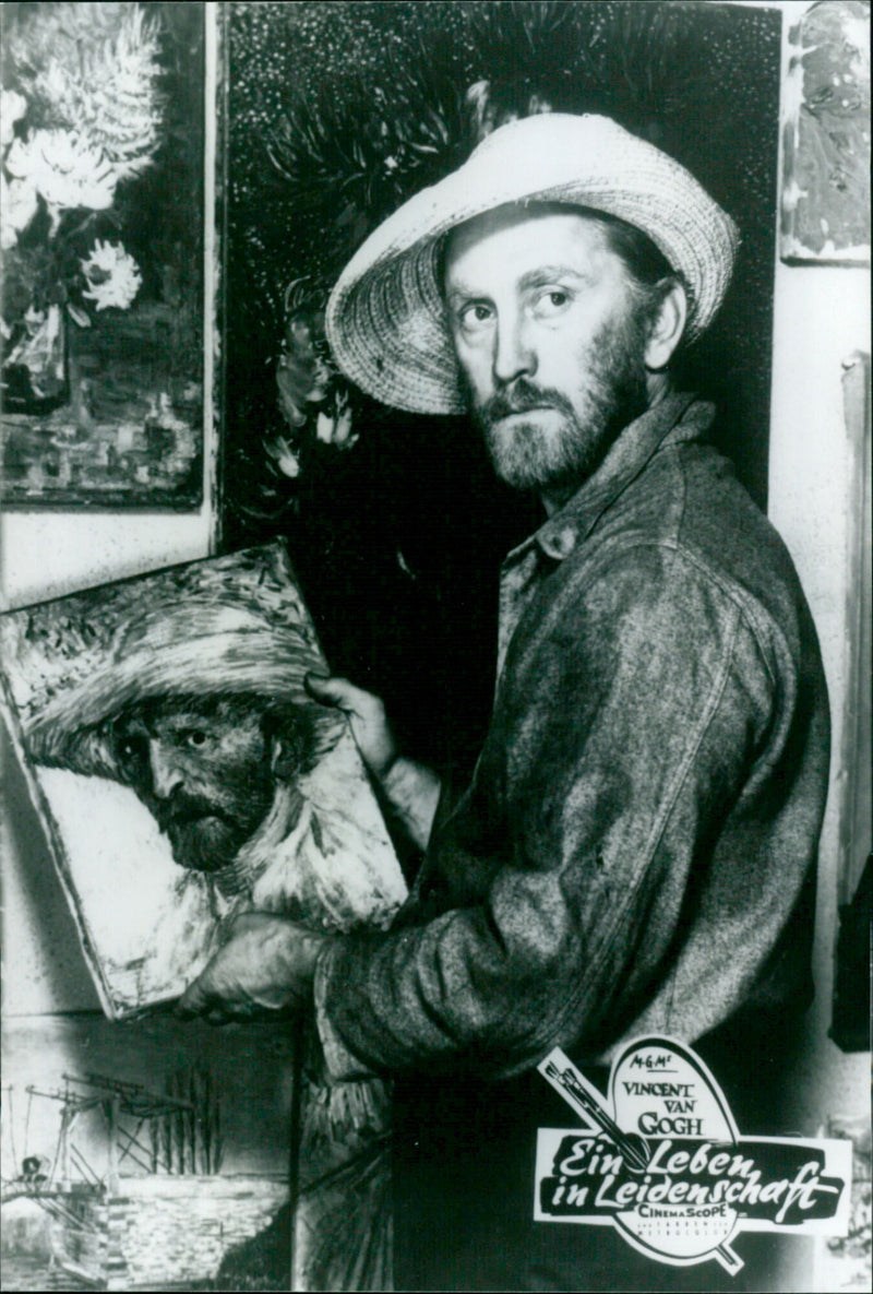 Kirk Douglas as Vincent van Gogh - Vintage Photograph