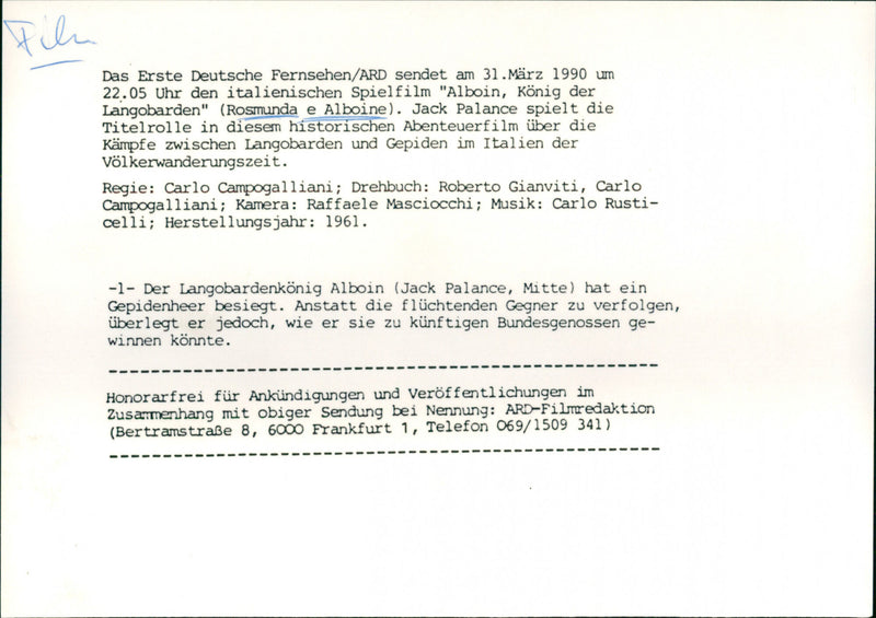 Rosmunda e Alboino - Vintage Photograph