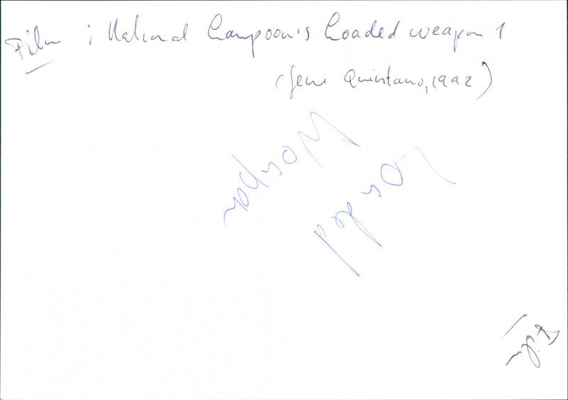 National Lampoon's Loaded Weapon 1 - Vintage Photograph