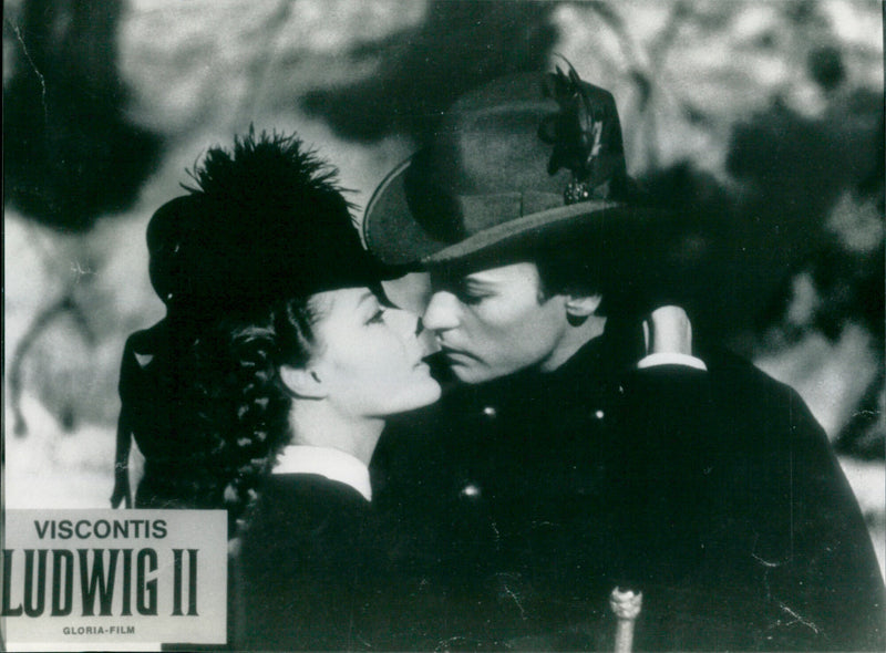 Romy Schneider and Helmut Berger - Ludwig - Vintage Photograph