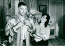 Anna Magnani and Burt Lancaster - The Rose Tattoo - Vintage Photograph