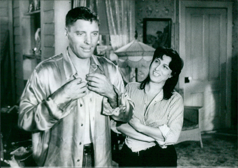 Anna Magnani and Burt Lancaster - The Rose Tattoo - Vintage Photograph