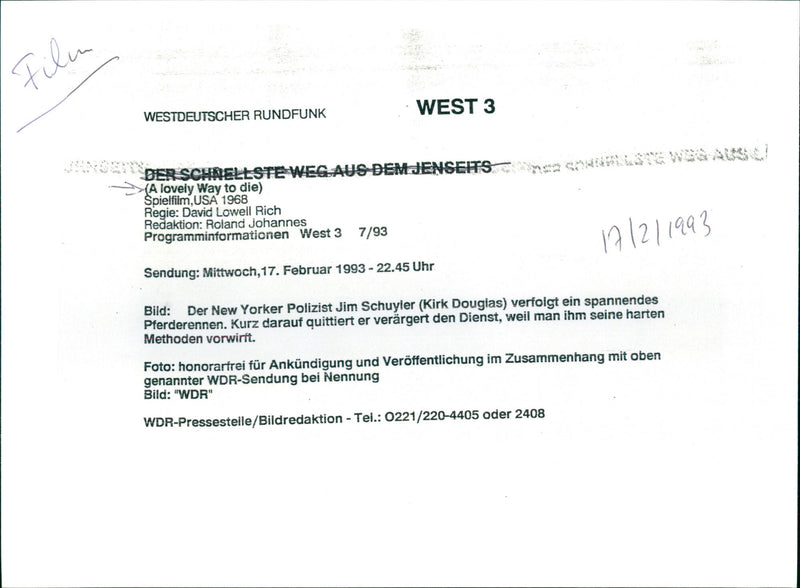 A Lovely Way to Die - Vintage Photograph