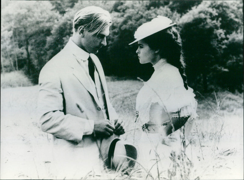 Helena Bonham Carter and Julian Sands - A Room with a View - Vintage Photograph