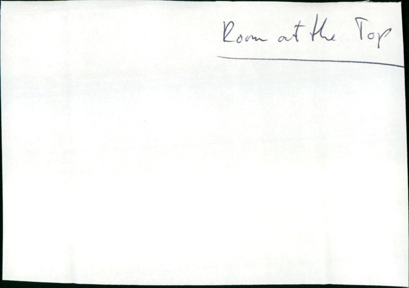 Room at the Top - Vintage Photograph