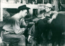 Peter Miles and Robert Mitchum - The Red Pony - Vintage Photograph