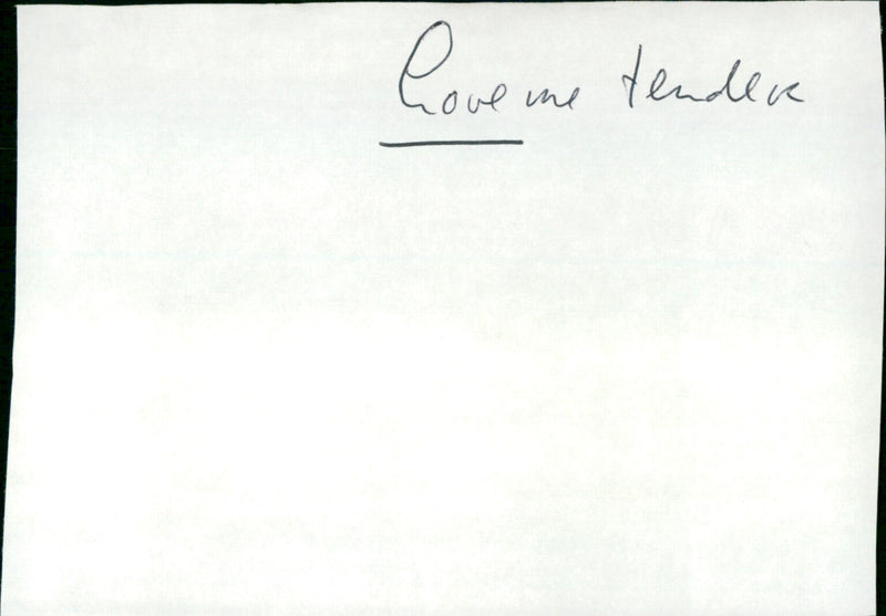 Love Me Tender - Vintage Photograph