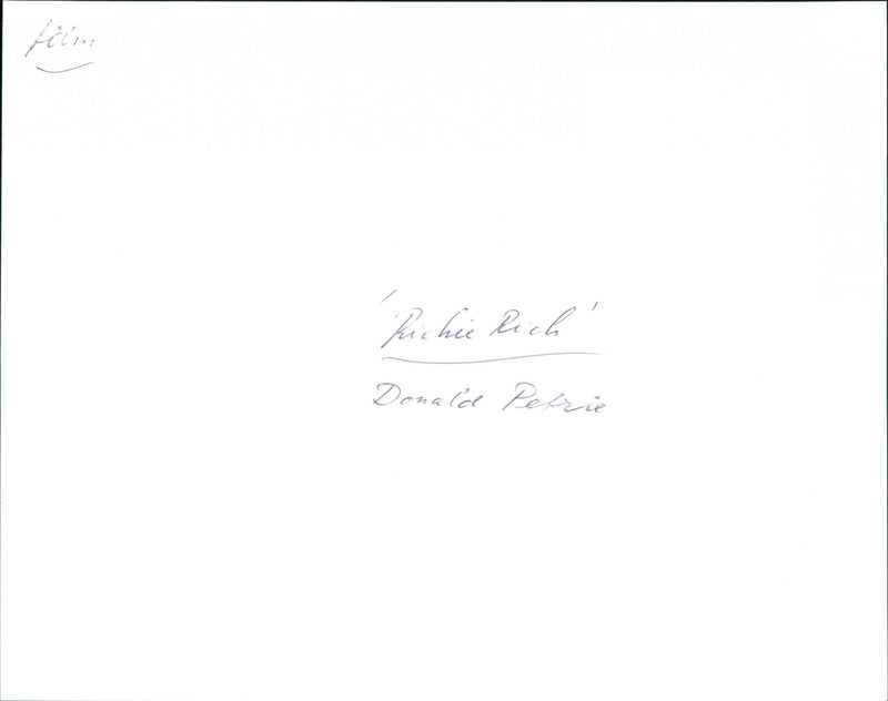 Richie Rich - Vintage Photograph