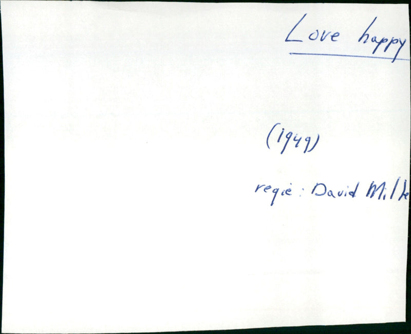 Love Happy - Vintage Photograph