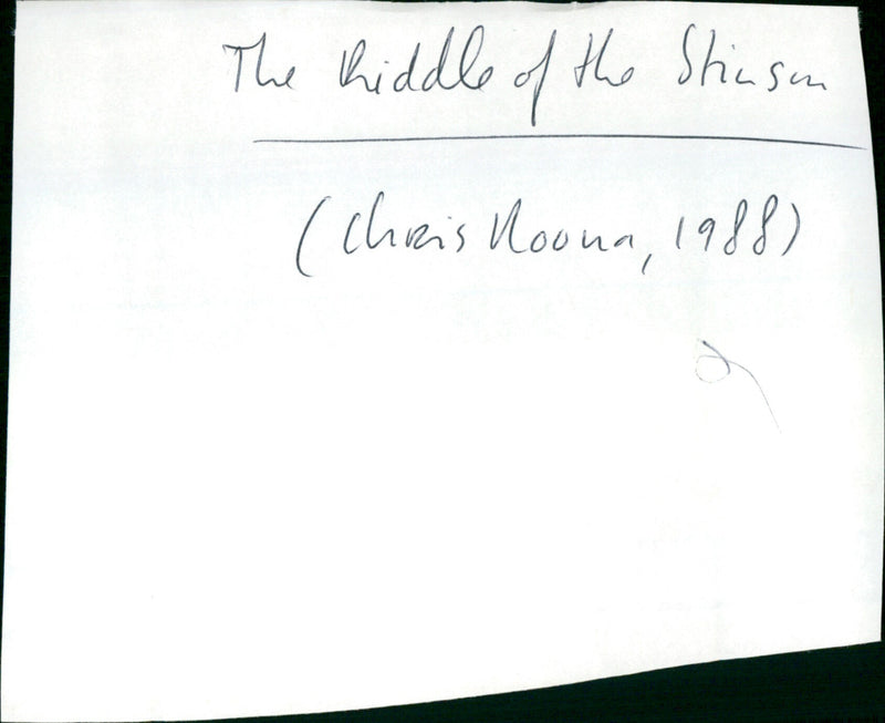 The Riddle of the Stinson - Vintage Photograph