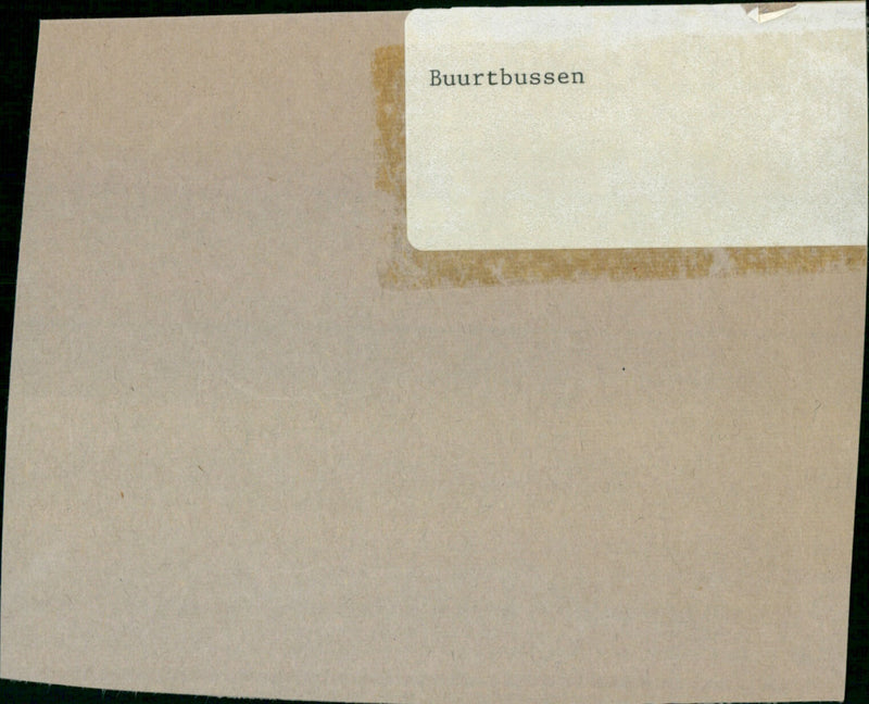 Buurtbussen - Vintage Photograph