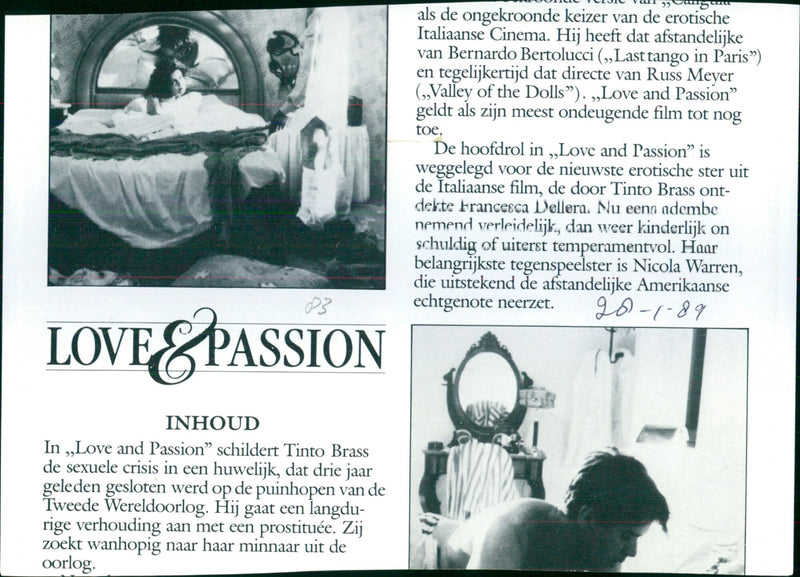 Love and Passion - Vintage Photograph